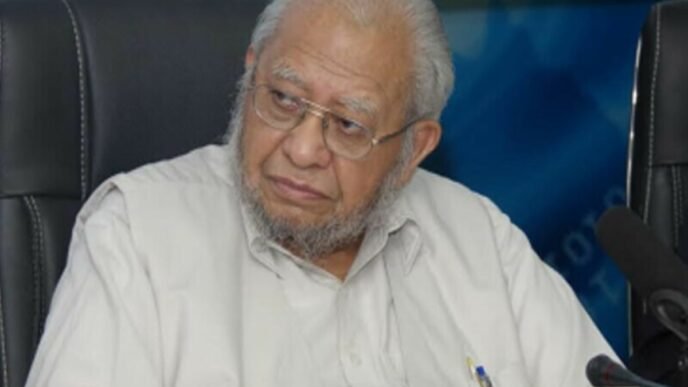 Former JI deputy chief professor Khurshid Ahmad passes away