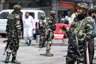 India and Pakistan on edge as militant attack in Kashmir leads to exchange of border gunfire