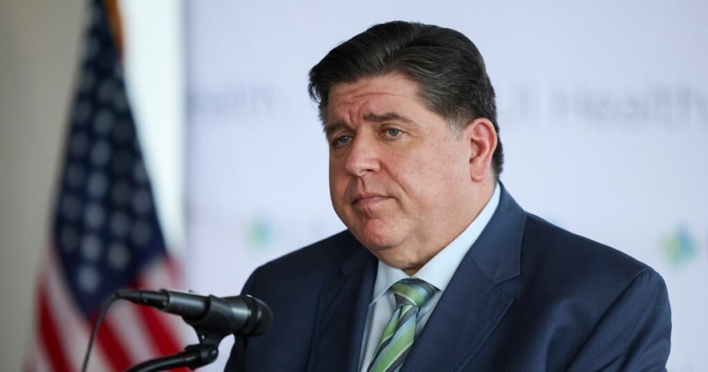 JB Pritzker implores Democrats to fight Trump as the potential 2028 candidate visits New Hampshire