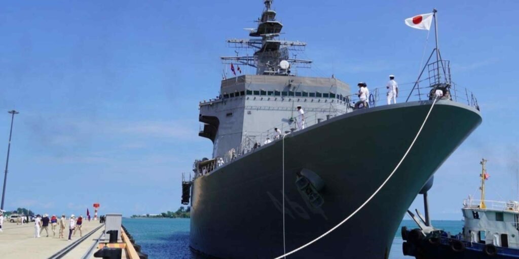 Japanese minesweepers dock at controversial Cambodian naval base