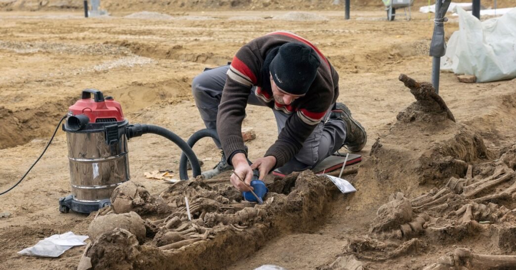 Mass grave for fighters in a Roman-era battle revealed in Vienna