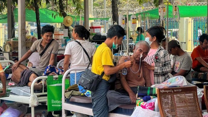 Myanmar quake survivors lack food, shelter as death toll tops 2,700