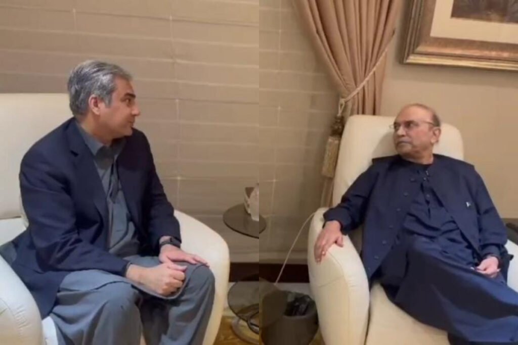 Naqvi briefs President Zardari on India’s irresponsible conduct