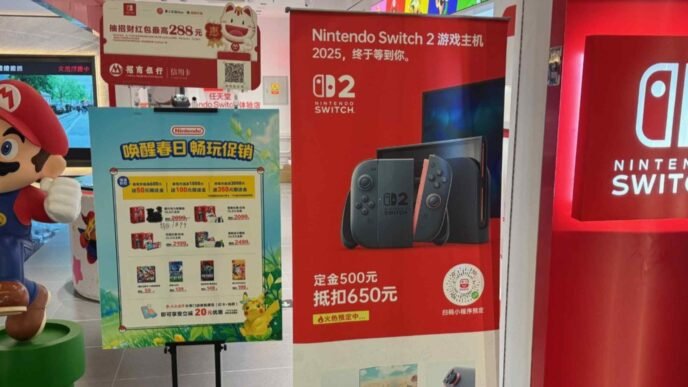 Nintendo postpones launch of Switch 2 in China