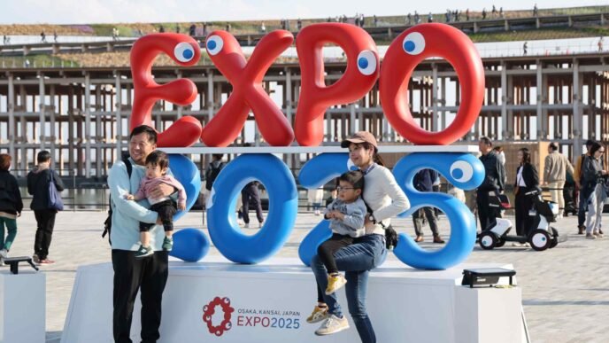 Osaka Expo to kick off showcasing space tech, AI and flying cars