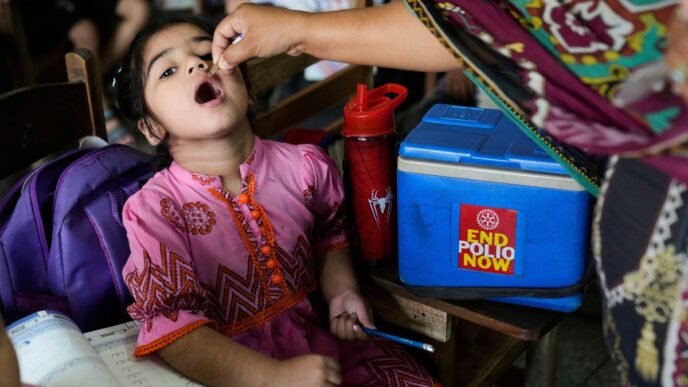 Pakistan begins 2nd anti-polio vaccination campaign of the year to protect millions of children