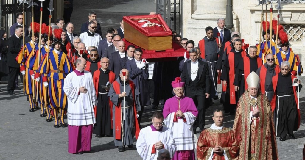 Pope Francis lies in state at St. Peter's Basilica ahead of funeral