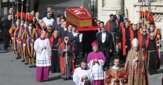 Pope Francis lies in state at St. Peter's Basilica ahead of funeral