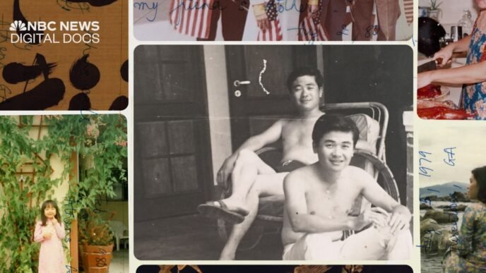 Refugee parents recount their family history