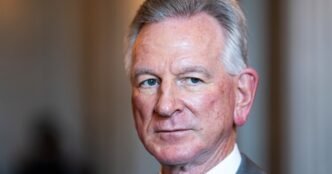 Sen. Tommy Tuberville is telling senators he plans to run for governor of Alabama