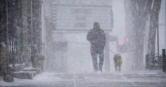 Snow, rain and strong winds descend on the Northeast