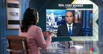 There’s ‘enough smoke’ for Congress to investigate possible insider trading on tariffs, Booker says