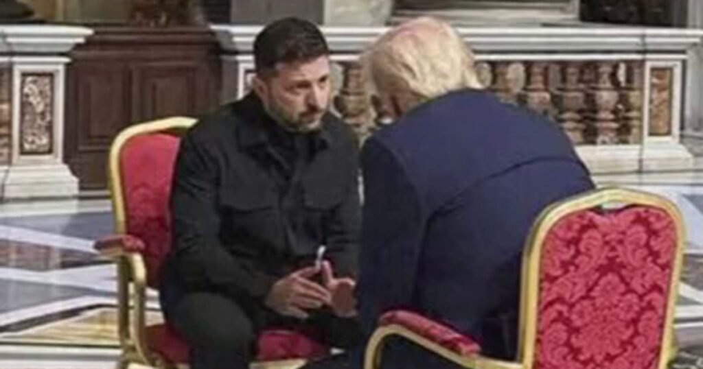 Trump, Zelenskyy meet at Vatican before Pope Francis' funeral