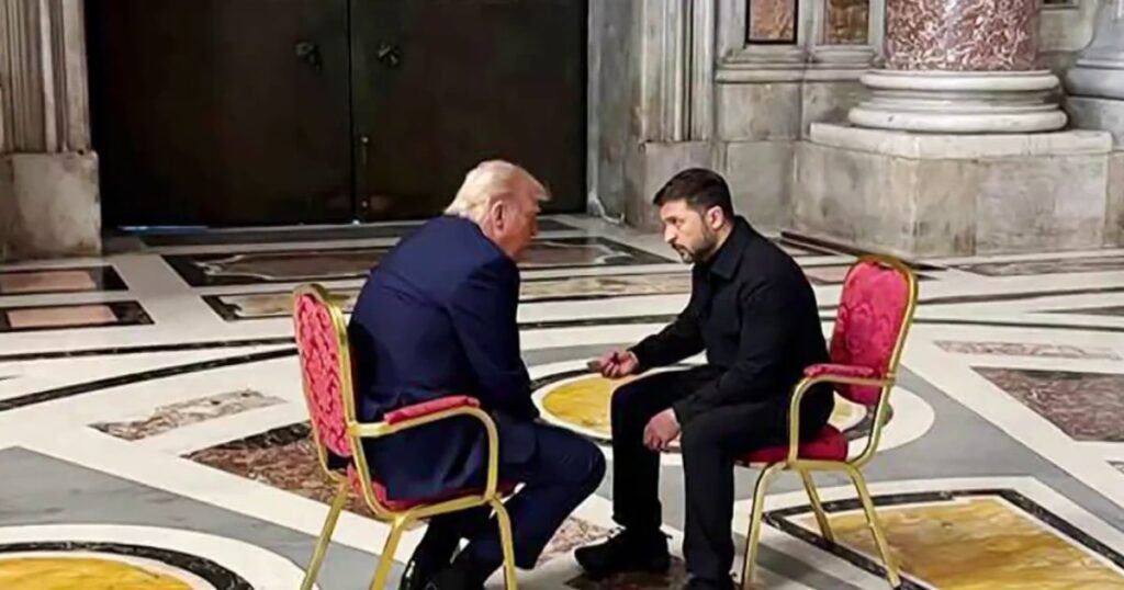 Trump and Zelenskyy speak at Pope Francis' funeral