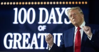 Trump holds campaign-style Michigan rally in to mark 100 days in office