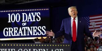 Trump says 'you haven't seen anything yet' as he marks first 100 days