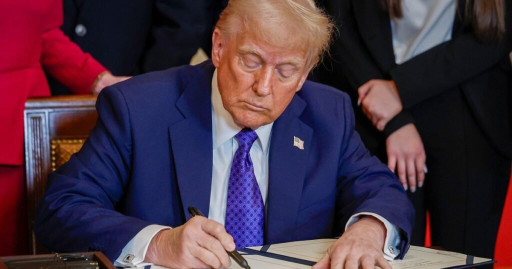 Trump signs few laws in first 100 days as he pushes to expand executive power