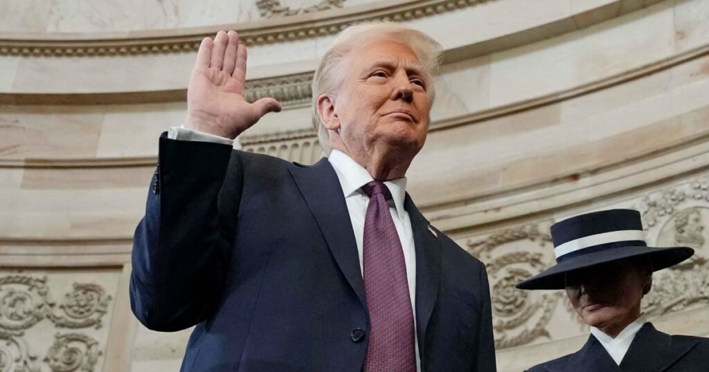 Trump's first 100 days in photos