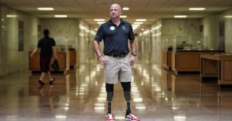 A double amputee who served in Iraq is pushing lawmakers to end the 'wounded veterans tax'