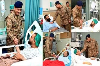 COAS Asim Munir visits CMH Rawalpindi to inquire of injured soldiers, civilians