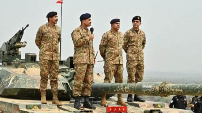 COAS General Asim Munir Witnesses “Hammer Strike” Field Training Exercise