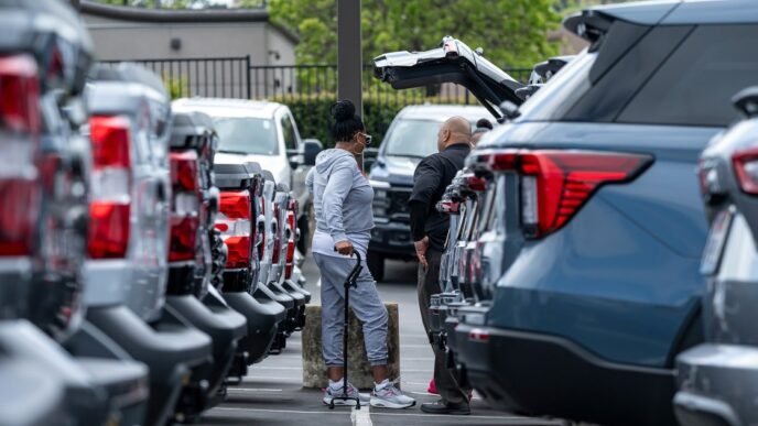Car dealerships see thinner lots as auto tariffs sink in