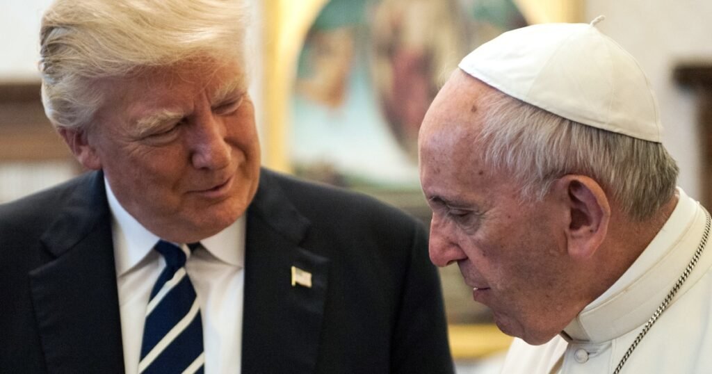 Catholics criticize Trump after he posts image of himself as pope