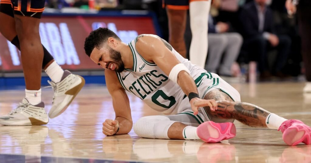 Celtics star Jayson Tatum has surgery for torn Achilles