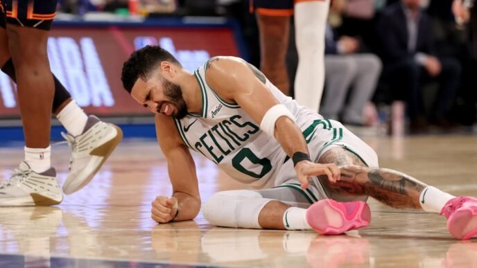 Celtics star Jayson Tatum has surgery for torn Achilles
