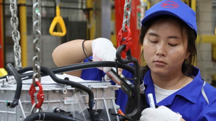 China auto parts makers triple in Thailand on EV battery rush