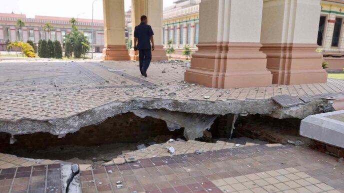 Fate of Myanmar's vulnerable capital uncertain in wake of quake