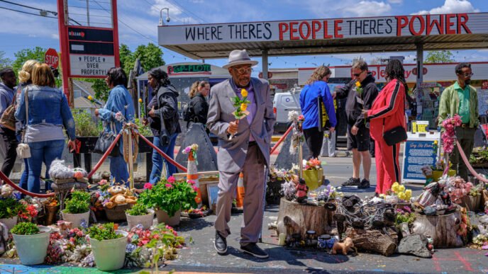 Five years later, the spot where George Floyd died is filled with memories but calm