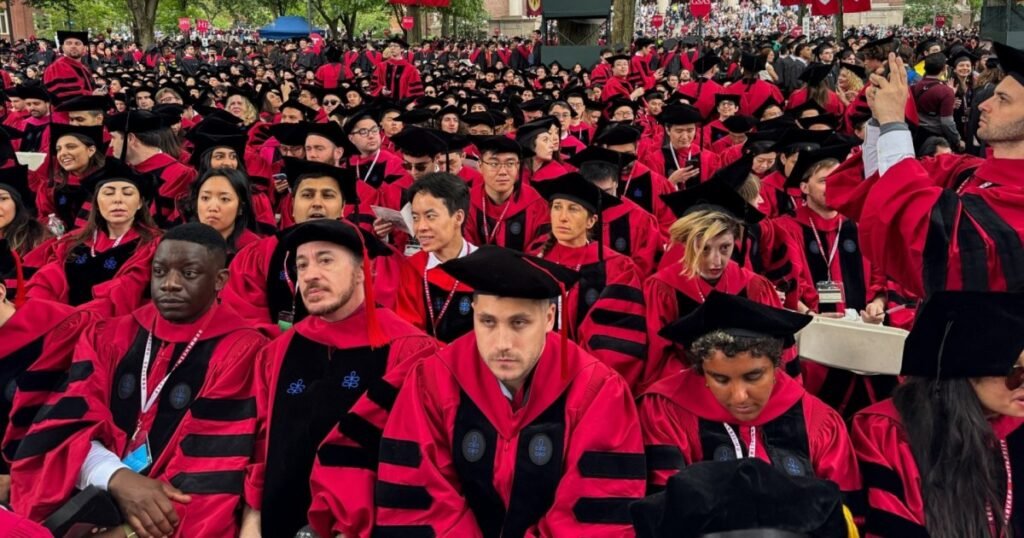 Harvard graduation comes as university faces off with Trump administration in court