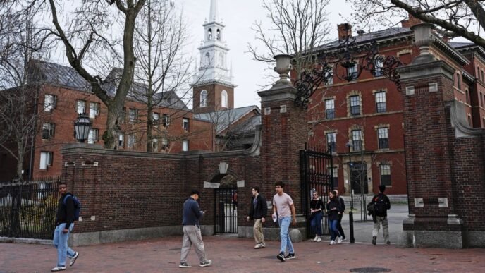 Harvard sues the Trump administration over move to block foreign student enrollment