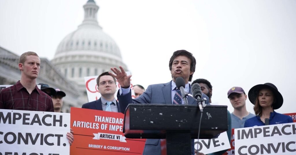 House Democrat to force Trump impeachment vote over objections of party leaders