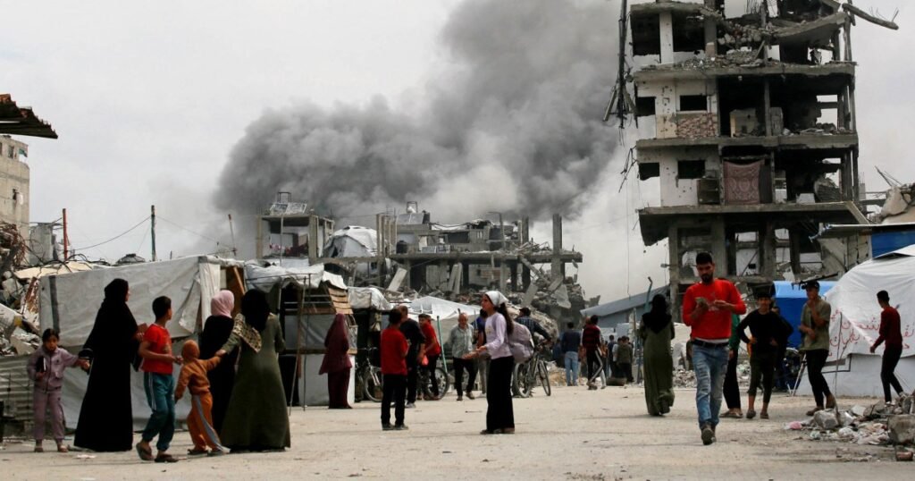 Israeli military strikes kill scores in Gaza, Palestinian medics say