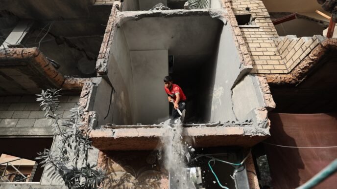 Israeli strikes across Gaza kill dozens and force a main hospital to close, health officials say