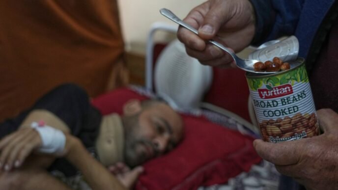 Israel's blockade means Gaza's hospitals cannot provide food to recovering patients