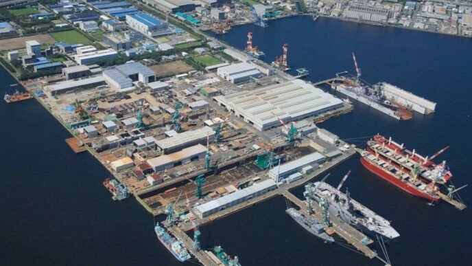 Japan falls further behind South Korea amid shipbuilding boom