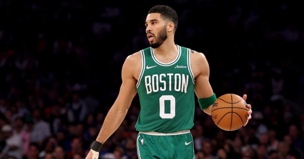Jayson Tatum posts pic from hospital with message to fans after Achilles injury