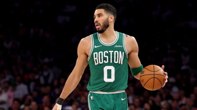 Jayson Tatum posts pic from hospital with message to fans after Achilles injury