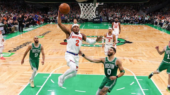 Knicks take a 2-0 lead over the Celtics after coming from 20 down again