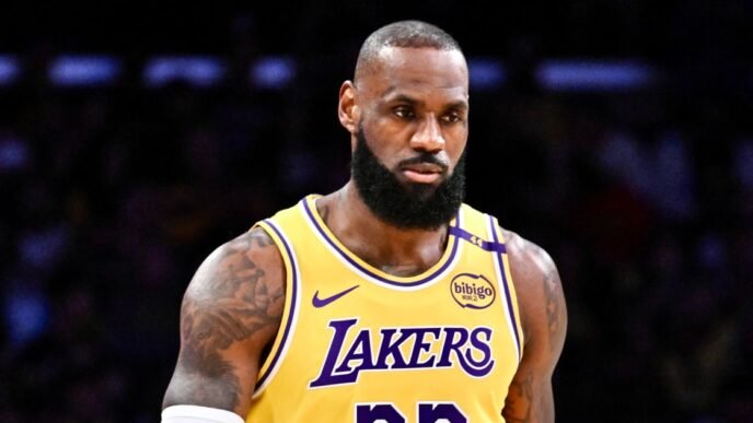 LeBron James doesn't want to answer questions about his future after Lakers' playoff exit