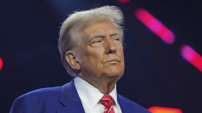 Markets react after Trump threatens E.U. tariff