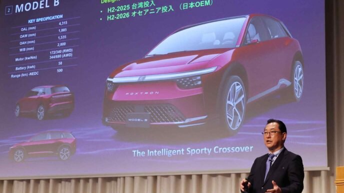 Mitsubishi Motors to sell Foxconn EVs amid threat of tariffs, BYD