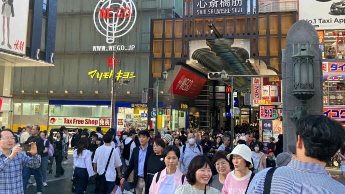 Osaka beats out Tokyo to draw record Chinese tourists on Expo boom