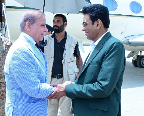 PM Shehbaz arrives in Karachi on day visit
