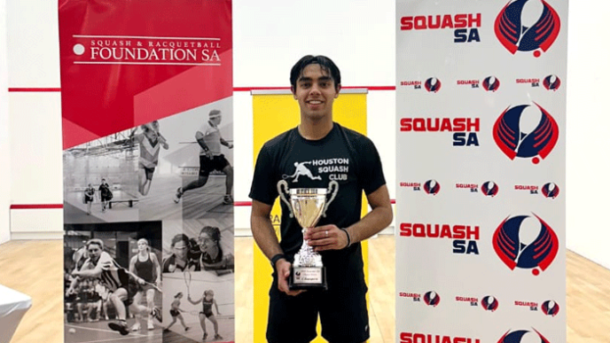Pakistan’s Ashab Irfan wins South Australian open Squash Championship