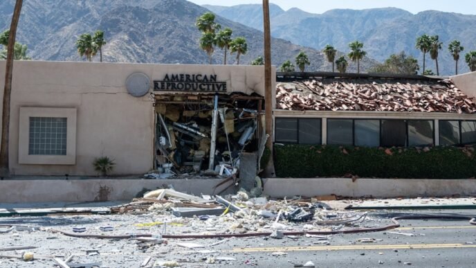 Palm Springs explosion near fertility clinic investigated as terror attack