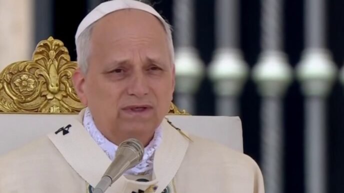 Pope Leo XIV calls on the church to be a beacon of unity